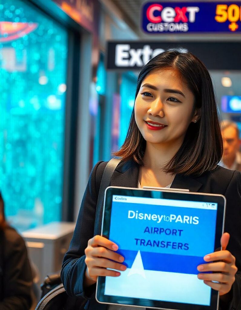 DISNEY TO PARIS Sign Name